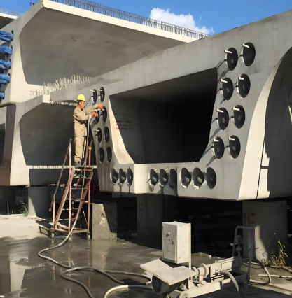 铁山港压浆料施工流程及注意事项